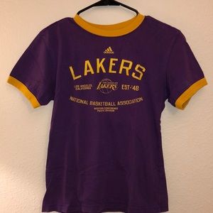 Lakers Ringer Tee